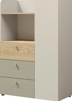 Meble Młodzieżowe|Zestawy Mebli Młodzieżowych>JUREK Mały regał z szufladami do pokoju nastolatka 80 cm YOKO