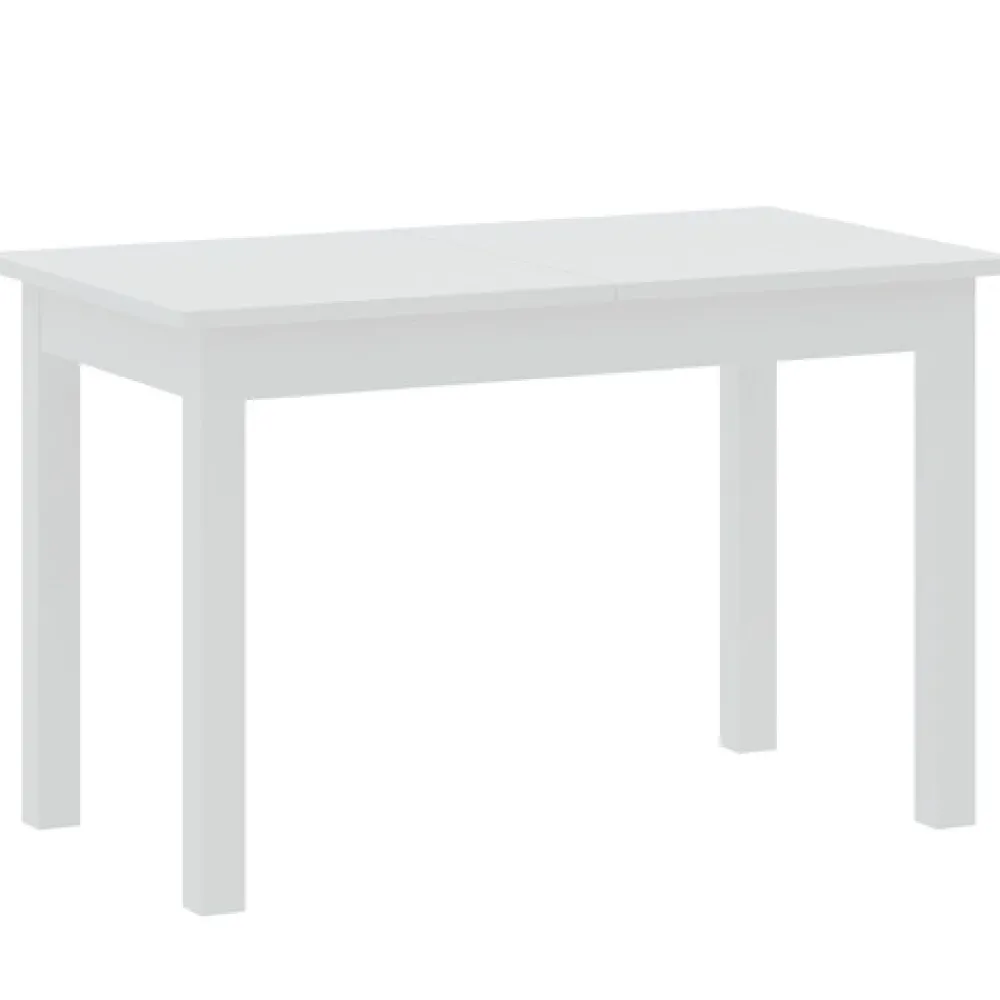 Stoły Rozkładane|Stoły>INTER MEBLE Mały stół rozkładany do jadalni NOSTE 120 cm biały