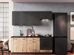 Meble Kuchenne>Stolkar Mały zestaw nowoczesnych mebli kuchennych 200 cm ANIKA