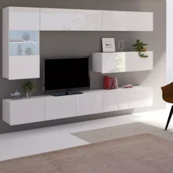 Zestawy Mebli Młodzieżowych|Meblościanki>GiB Meble Meble połysk MODERN 4 biały