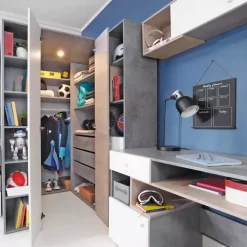 Zestawy Mebli Młodzieżowych></noscript>MEBLAR Meble do pokoju młodzieżowego garderoba łóżko SIREN