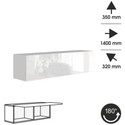 Zestawy Mebli Do Salonu|Meblościanki></noscript>BROMARKT Meble do salonu połysk PREMIUM biały