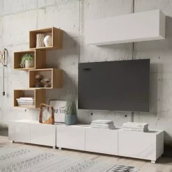 Zestawy Mebli Młodzieżowych|Meblościanki>GiB Meble Meble do salonu biały połysk MODERN 29