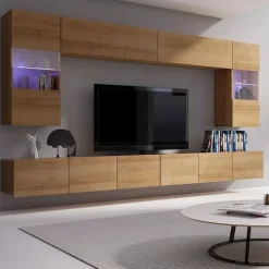 Meble Młodzieżowe|Zestawy Mebli Do Salonu>GiB Meble Meble do salonu MODERN 1 dąb złoty