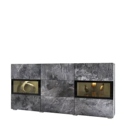 Zestawy Mebli Do Salonu></noscript>Helvetia Meble do salonu zestaw BARRET beton ciemny