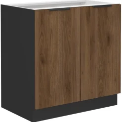 Meble Kuchenne></noscript>Lempert Meble kuchenne z cichym domykiem 260 cm MARGARET orzech okapi