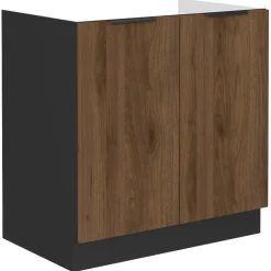 Meble Kuchenne></noscript>Lempert Meble kuchenne z cichym domykiem 260 cm MARGARET orzech okapi