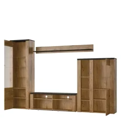 Zestawy Mebli Do Salonu|Meblościanki>Helvetia Meble LARONA dąb riviera jasny