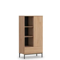 Zestawy Mebli Do Salonu></noscript>GiB Meble Meble loftowe do salonu QUARTE Dąb Hikora