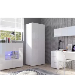 Zestawy Mebli Młodzieżowych>GiB Meble Meble młodzieżowe połysk MODERN 14 biały