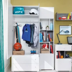 Zestawy Mebli Młodzieżowych></noscript>MEBLAR Meble młodzieżowe szafa komoda biurko zestaw SIREN