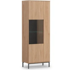 Zestawy Mebli Do Salonu>GiB Meble Meble w stylu loft QUARTE Dąb Hikora