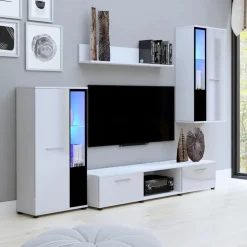 Meblościanki>Meblohand Meblościanka biała połysk CUBE biały połysk