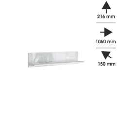 Zestawy Mebli Do Salonu|Meblościanki></noscript>BROMARKT Meblościanka biała połysk PREMIUM biały