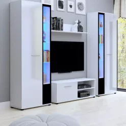 Meblościanki>Meblohand Meblościanka Cube XL biały połysk