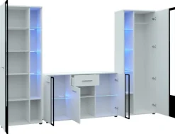 Meblościanki>Meblohand Meblościanka CUBE XL biały połysk