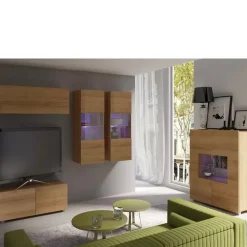 Zestawy Mebli Młodzieżowych>GiB Meble Meblościanka MODERN 12 dąb złoty