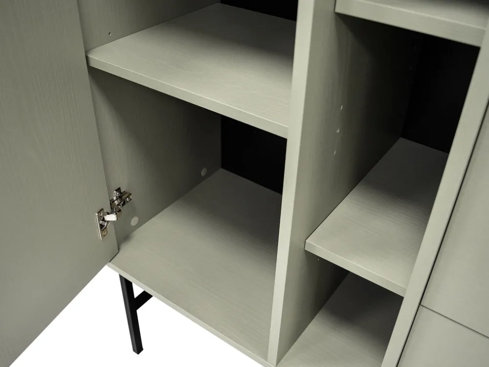 Meblościanki>Lempert Meblościanka do nowoczesnego salonu z szafką RTV TOKEN eukaliptus