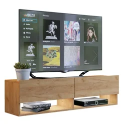 Zestawy Mebli Do Salonu|Meblościanki></noscript>BROMARKT Meblościanka do pokoju biała PREMIUM