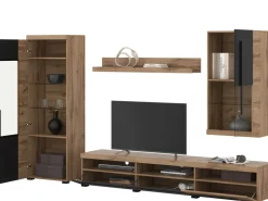 Zestawy Mebli Do Salonu|Meblościanki>Helvetia Meblościanka do salonu dąb wotan ROGER