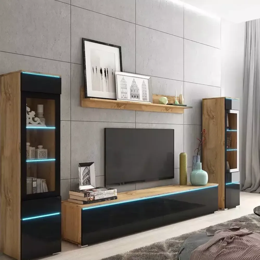 Meblościanki>BRATEX Meblościanka do salonu VELLORE XL