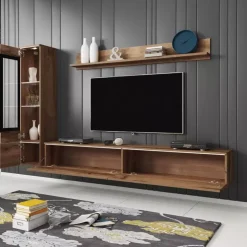 Meblościanki>BRATEX Meblościanka do salonu VELLORE dąb wotan