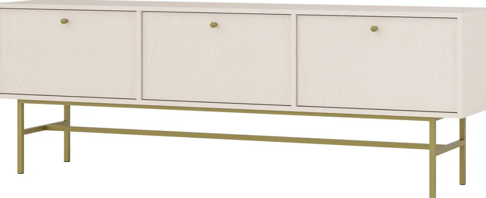 Meblościanki>Lempert Meblościanka do salonu z komodą TOKEN beż piaskowy