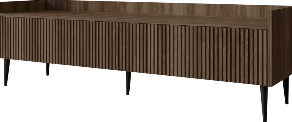 Zestawy Mebli Do Salonu|Meblościanki>JUREK Meblościanka do salonu z regałem i komodą ASPERO orzech