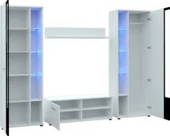 Meblościanki>Meblohand Meblościanka Komoda RTV Witryna Cube XL dąb artisan