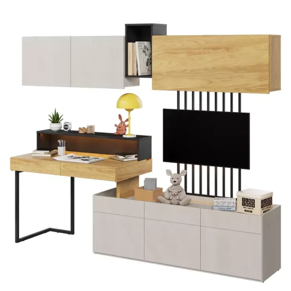 Meble Młodzieżowe|Zestawy Mebli Młodzieżowych>lenart. Meblościanka młodzieżowa z biurkiem TEEN FLEX