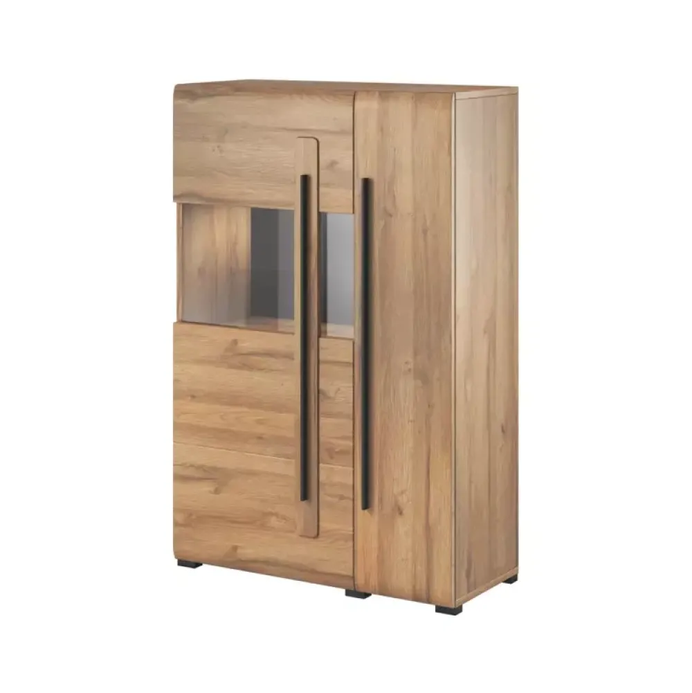 Zestawy Mebli Do Salonu>Helvetia Meblościanka w kolorze TELOS dąb grandson