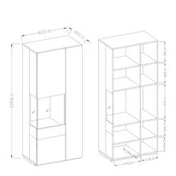 Meblościanki|Zestawy Mebli Do Salonu></noscript>Helvetia Meblościanka w stylu nowoczesnym KOBE