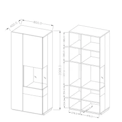 Meblościanki|Zestawy Mebli Do Salonu></noscript>Helvetia Meblościanka w stylu nowoczesnym KOBE