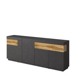 Meblościanki|Zestawy Mebli Do Salonu></noscript>Helvetia Meblościanka w stylu nowoczesnym KOBE