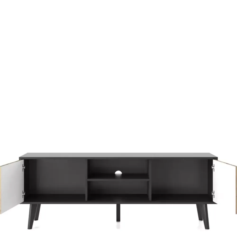 Zestawy Mebli Do Salonu|Meblościanki>PIASKI Meblościanka z ławą do salonu nowoczesna VITERBO