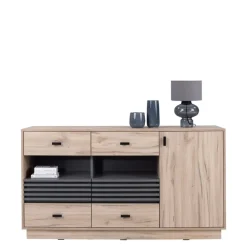 Zestawy Mebli Do Salonu|Meblościanki></noscript>MEBLAR Meblościanka z ławą do salonu AGRA