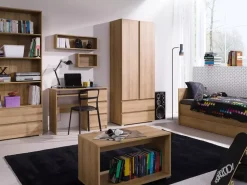 Zestawy Mebli Młodzieżowych|Ławy I Stoliki></noscript>MARIDEX Młodzieżowa ława kawowa w stylu nowoczesnym 45x90 cm COSTA dąb sonoma