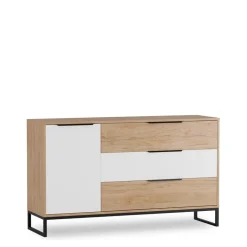 Zestawy Mebli Młodzieżowych|Komody></noscript>GiB Meble Młodzieżowa komoda na ubrania LORRO dąb hikora