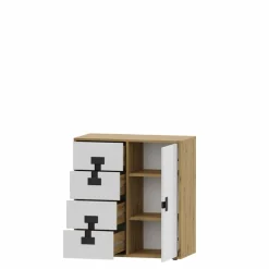 Zestawy Mebli Młodzieżowych|Komody>DOMEL Młodzieżowa komoda z szufladami INDEX