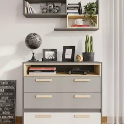 Zestawy Mebli Młodzieżowych|Komody></noscript>lenart. Młodzieżowa komoda z szufladami 100 cm POK