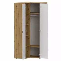 Meble Dla Dzieci|Meble Młodzieżowe>DOMEL Młodzieżowa szafa narożna Dąb Artisan INDEX