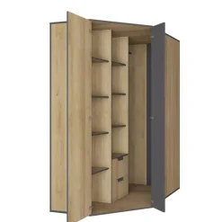 Meble Dla Dzieci|Zestawy Mebli Młodzieżowych></noscript>MEBLAR Młodzieżowa szafa narożna NELSE