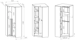 Zestawy Mebli Młodzieżowych|Szafy Dwudrzwiowe><noscript><img width=
