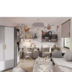 Meble Dla Dzieci|Meble Młodzieżowe></noscript>lenart. Młodzieżowa szafa narożna z półkami 95 cm POK