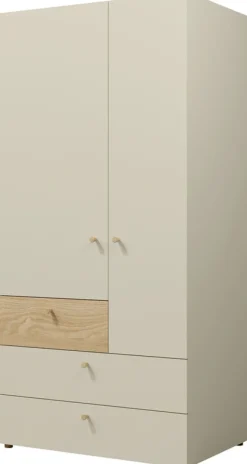 Meble Młodzieżowe|Zestawy Mebli Młodzieżowych>JUREK Młodzieżowa szafa z półkami i szufladami 90 cm YOKO