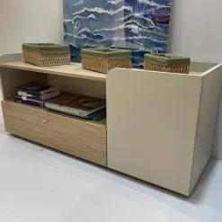 Zestawy Mebli Młodzieżowych></noscript>JUREK Młodzieżowa szafka RTV 120 cm z szufladą YOKO