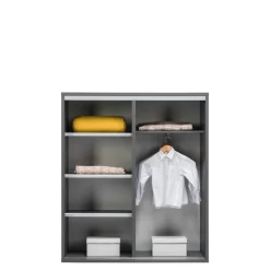 Zestawy Mebli Młodzieżowych|Komody>MARIDEX Młodzieżowa szafka z półkami drzwi przesuwne 140 cm ZENTO