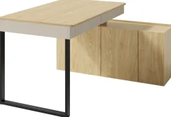 Zestawy Mebli Młodzieżowych>MEBLAR Młodzieżowe biurko z komodą i szufladami 125 cm LISSARO