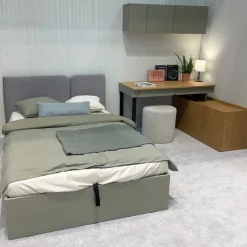 Zestawy Mebli Młodzieżowych></noscript>MEBLAR Młodzieżowe biurko z komodą i szufladami 125 cm LISSARO