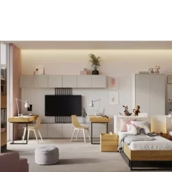 Biurka|Zestawy Mebli Młodzieżowych></noscript>lenart. Młodzieżowe biurko z szufladami 150 cm TEEN FLEX